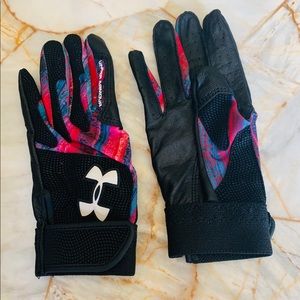 under armour softball batting gloves